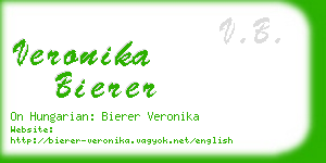 veronika bierer business card